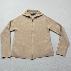 Ralph Lauren Tan Women's Cardigan Sweater